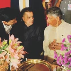 With N. Chandrababu Naidu, Chief Minister of Andhra Pradesh
